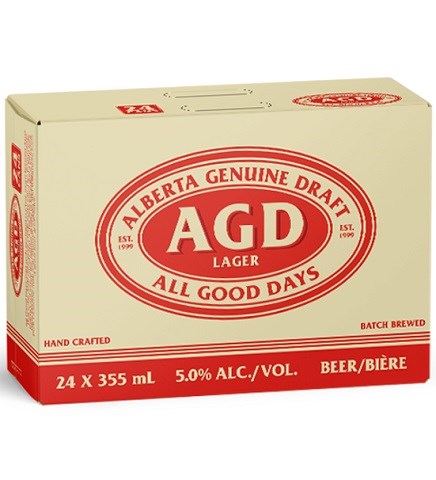 alberta genuine draft 355 ml - 24 cans chestermere liquor delivery