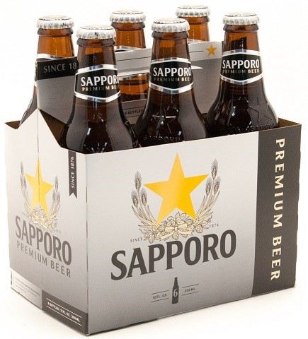 sapporo 355 ml - 6 bottles chestermere liquor delivery