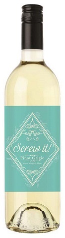 screw it! pinot grigio 750 ml single bottle chestermere liquor delivery