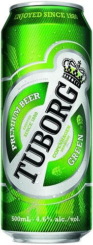 tuborg green 500 ml single can chestermere liquor delivery